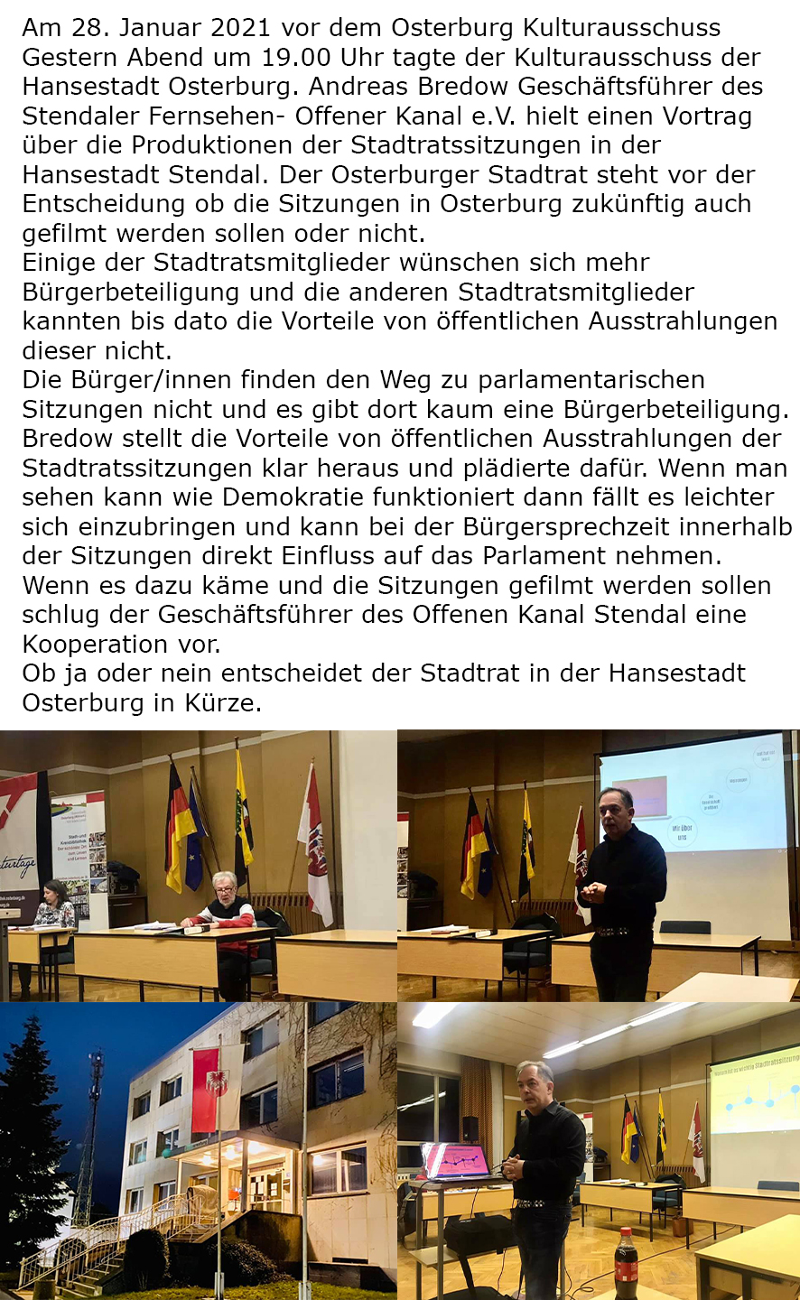 Osterburg Kulturausschuss 28.01.2021